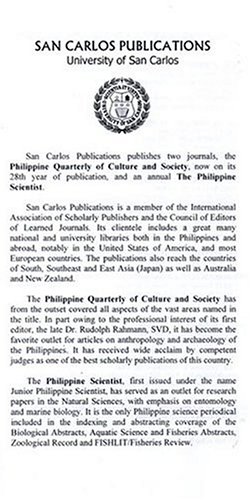 Philippine Quarterly of Culture & Society