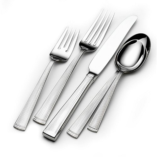 Wallace Façade 65-Piece Stainless-Steel Flatware Set with Bonus Chest, Service for 12 Wallace Façade 65-Piece Stainless-Steel Flatware Set with Bonus Chest, Service for 12