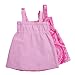 Hannah Jane Designs Reversible Ruche Dress - Pink Seersucker/Pink Paisley Print, size 6-12 months