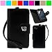 Protective Executive Melrose Leather Wallet Carrying Case for Apple iPod Touch 4th Generation (8GB 16GB 32GB) (Many Colors Available), Black