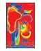 Farm Fed Fish Abstract Giclee Poster Print by J Moran, 8x10