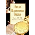 Great Restaurant Menus: Winners of the 2006 Ultimate Menu Contest