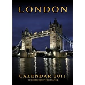 Calendrier 2011 de Londres 42.4x29.4cm
