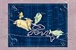 Canvas Print, Pisces and Aries #1 - 36 x 24