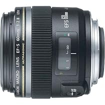 Canon EF-S 60mm f/2.8 Macro USM Digital SLR Lens for EOS Digital SLR Cameras