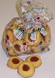 Scott's Cakes 1 lb. Guava Butter Cookies in a Snowman Bag