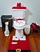 CELLTEK® Santa Toilet Seat Cover, Rug and Tissue box Cover Set (Red)