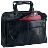Maxam Brand Italian Mosaic™ Design Genuine Leather Briefcase