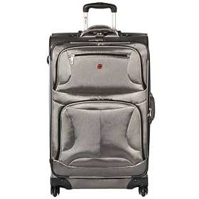 Swiss 28" Upright Suitcase - Pewter