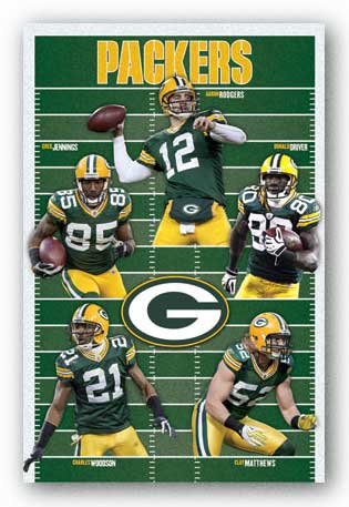 NFL Poster Team 10 # Green Bay Packers