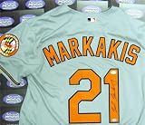 Nick Markakis autographed Baseball Jersey (Baltimore Orioles) JSA