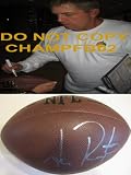 SEAN PAYTON,NEW ORLEANS SAINTS,SIGNED,AUTOGRAPHED,NFL FOOTBALL,COA,WITH PROOF