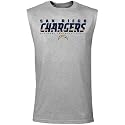 San Diego Chargers Ash Critical Victory Sleeveless T-shirt