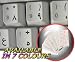 ARABIC KEYBOARD STICKERS WITH BLACK LETTERING ON TRANSPARENT BACKGROUND