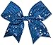 Sequin Performance Hair Bow Seq Royal