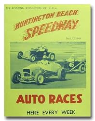 1948 Huntington Beach Speedway Poster Print