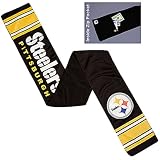 NFL Pittsburgh Steelers Jersey Scarf With Inside Hidden Pocket Size: 60" By 7" by Little Earth