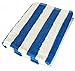 Utopia Towel 30 x 60 Inch Cotton Beach Towel in Cabana Stripe – Blue