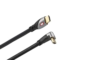 Monster MC 1000HD-2M RT Ultra-High Speed Right Angle HDTV HDMI Cable (2 meters)