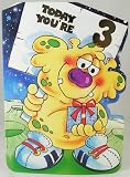 Today You Are 3 Birthday Card