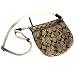 COACH SIGNATURE PLEATED SWING PACK KHAKI/MAHOGANY