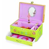 Janod - J06602 - D�guisement et Imitation - Bo�te � Bijoux Musicale - Fleurspar Janod