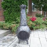 Oakland Living Leaf Chimenea 53 With Grill