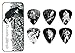 JIM DUNLOP EPPT01 Elvis The King Pick Tin, Assorted, 6 Picks/Tin