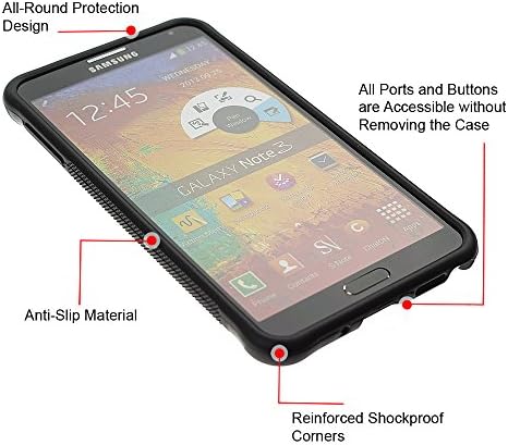 WAWU Rugged Armor Slim Protection Case Cover Shell -- weights lifting gym frog strong body building -- Samsung Note 3