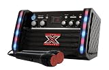 The X Factor KS-212 CDG Karaoke machine with LED Light Effects 314 x 192 x 210mm - Black