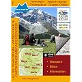 Ferienregion Ortlergebiet / Regione Vacanze Gruppo Ortles 1 : 35 000 Luftbildpanorama & Wanderkarte: Wandern, Biken, Information. GPS compatible