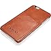 KAVAJ iPhone 6S/6 Plus Case Cover Leather Tokyo Cognac Brown - Genuine Leather Back Cover with Business Card Holder. Slim Fit Case As Premium Accessory for Original Apple iPhone Doubles As A Wallet.