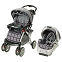 Graco Aidan Plaid Travel System - Purple