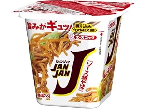 エースコック JANJAN焼そば コクソース 104g×12個
