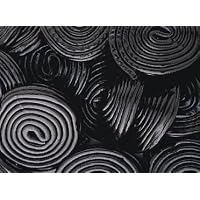 Haribo Gummi Candy, Black Licorice Wheels, 5-Pound Bag