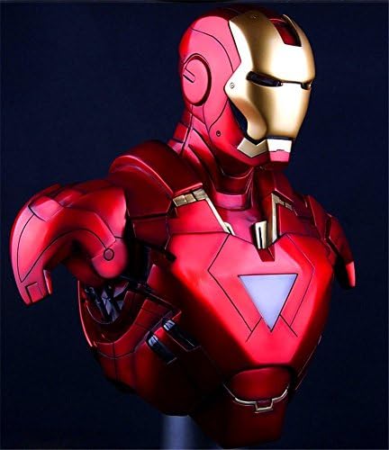 Lager Toys Iron Man Mk6 Mark6 Bust Statue 1/2 Scale Tony Strak Avengers Replica