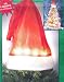 Lighted Indoor/Outdoor Red Santa Hat Christmas Tree Topper - Clear Lights