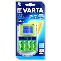 Varta Power Play LCD Charger m. 4 AA (2700mAh)