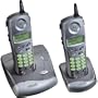 VTech ip5825 5.8 GHz DSS Cordless Speakerphone with Dual Handsets and Caller ID (Pewter)