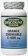 Orange Chewable C-500 mg by Vitamin Discount Center 90 Tablets