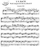 Bach, J.S. Book II: Prelude and Fugue No. 21: Instantly download and print sheet music