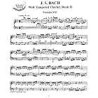 Buy Bach, J.S. Book II: Prelude and Fugue No. 21: Instantly download and print sheet music by J.S. Bach