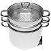 Rival SPS180 8-Quart Stainless Steel Electric Stockpot with Steamer Basket and Pasta Insert