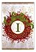 Berry Wreath Garden Flag - I