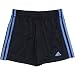 adidas 3 Stripe Clima Life Short Girls