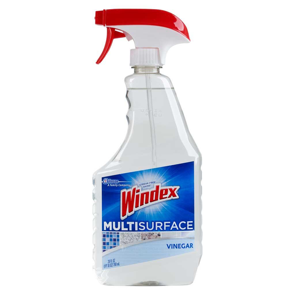 Windex MultiSurface Cleaner, Vinegar, 26 oz (Pack Of 2