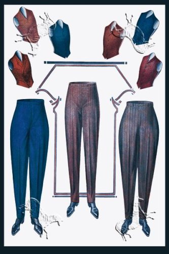 Art Poster, Latest Vesting Vogues - 18.75 x 27.5