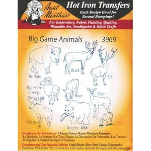Big-Game-Animals-Aunt-Martha-s-Hot-Iron-Embroidery-Transfer