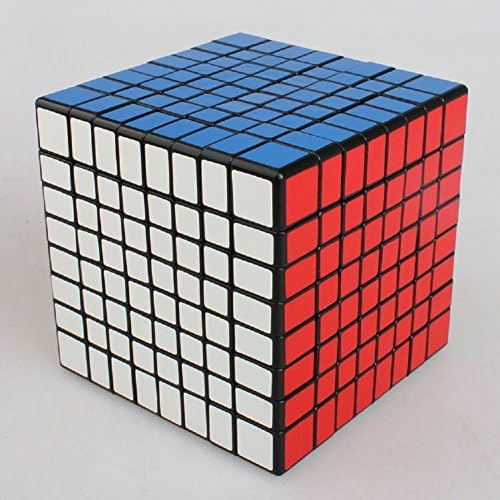 8X8X8 Magic Cube Puzzle Toy, Black