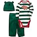 Gerber Boys' ' 3 Piece Bodysuit, Bear, 6-9 Months
